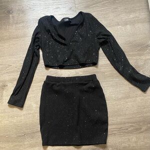 CBR Black Sparkle Skirt